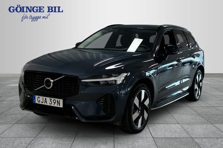 Volvo XC60 Recharge T6 Ultimate Dark/ infällbartdrag/ Panorama Tak/ 360 Kamera/ Google