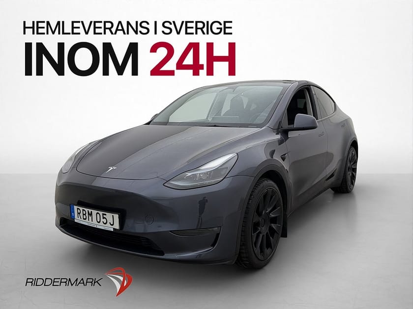 Bild 1 av Tesla Model Y Long Range AWD Drag En-Brukare Värmare MOMS