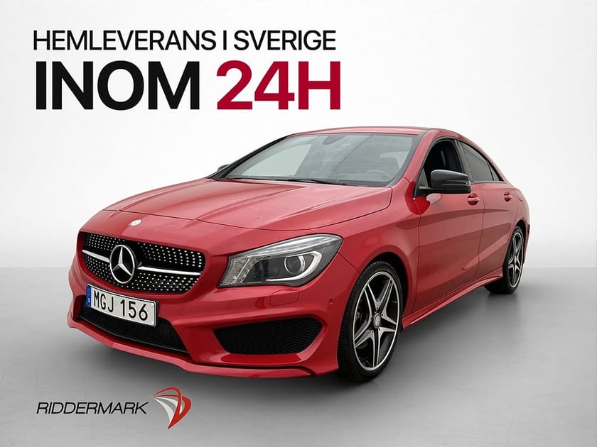 Bild 3 av Mercedes-Benz CLA 220 d Coupé AMG Night Sensorer Halvskinn