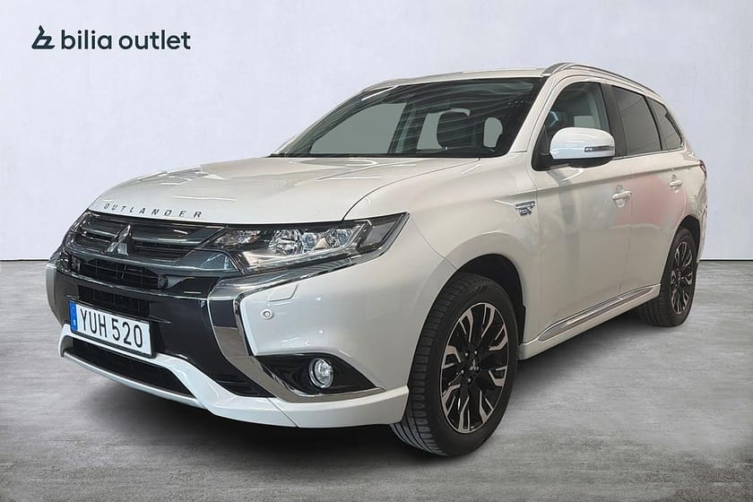 Bild 1 av Mitsubishi Outlander PHEV CVT Business Nyservad 360°kamera Dragkrok Skinn
