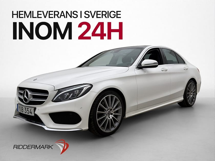 Bild 3 av Mercedes-Benz C 220 d 170hk AMG Line Pano Kamera Värmare