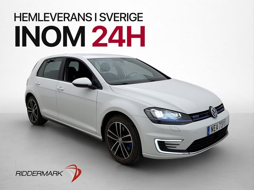 Bild 1 av Volkswagen Golf GTE 204hk P-Värmare Kamera Drag CarPlay LED