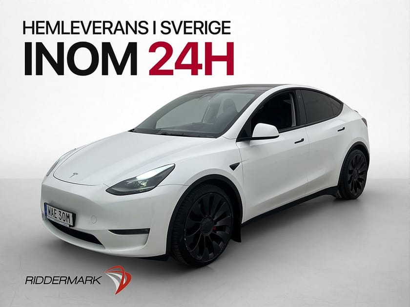 Bild 1 av Tesla Model Y Performance AWD Kamera Drag Autopilot MOMS