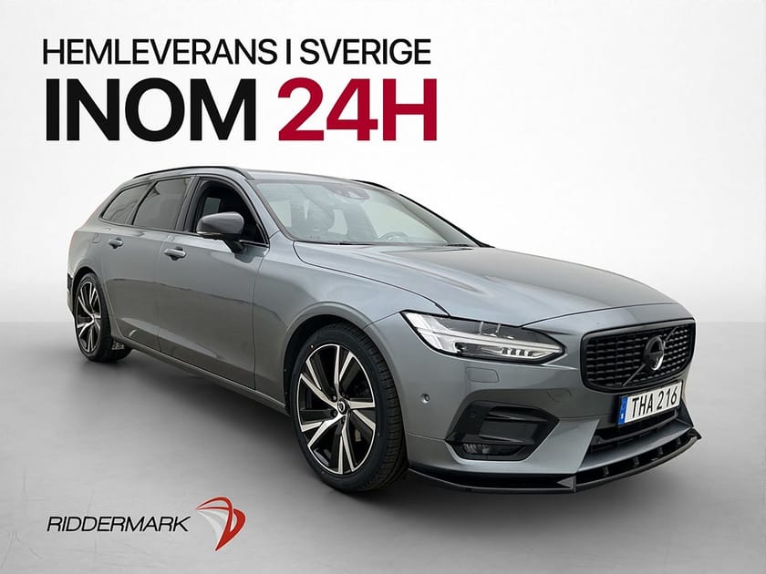 Bild 1 av Volvo V90 D4 AWD R-Design Pano B&W VOC HUD 360° CarPlay Drag