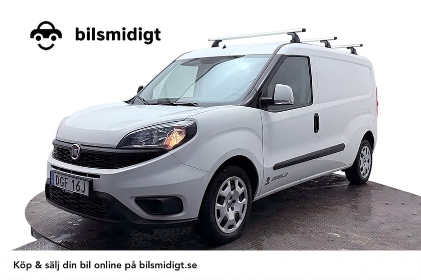 Bild 1 av Fiat Doblò Van Maxi 0.9t 1.4 T-JET CNG 3sits Drag Inredd Kamera Takräcke