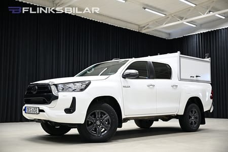 Toyota Hilux Dubbelhytt 2.4 AWD 150HK Automat|Kåpa|Släde|FjärrstyrdVärmare|Moms