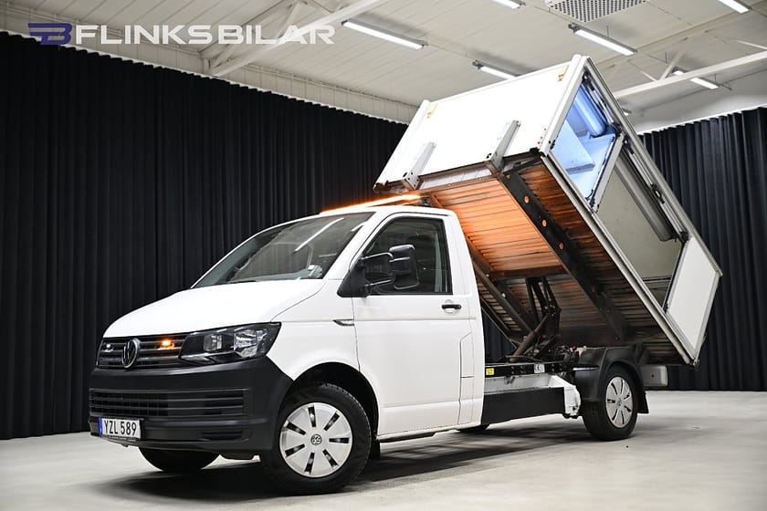 Bild 2 av Volkswagen Transporter Chassi Cab DSG 150HK Tippflak|Kåpa|EnÄgare|Moms