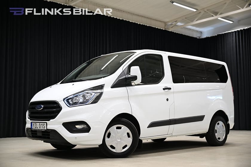Bild 1 av Ford Transit Custom 320 Kombi 130HK Automat|9-Sits|Värmare|Backkamera