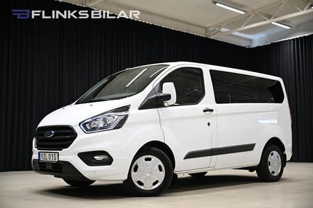 Ford Transit Custom 320 Kombi 130HK Automat|9-Sits|Värmare|Backkamera