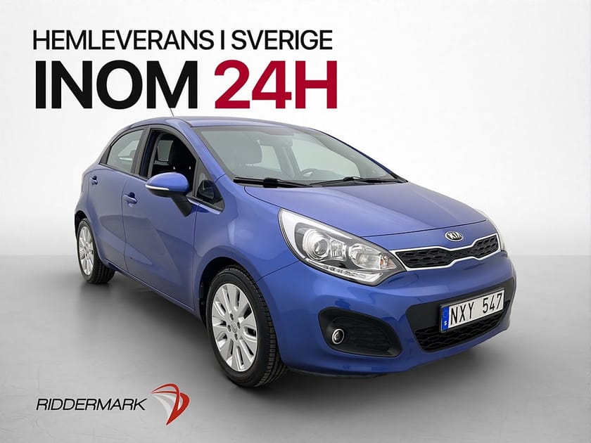Bild 1 av Kia Rio 1.2 CVVT 84hk GLS Bluetooth Farthållare 0,51l/mil