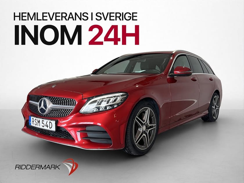 Bild 3 av Mercedes-Benz C 220 T d 194hk AMG B-Kamera Navi Dragkrok
