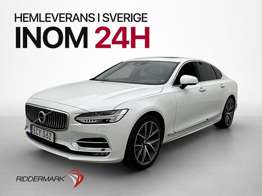 Bild 3 av Volvo S90 D5 AWD Inscription VOC T-Lucka B-Kamera Skinn Drag