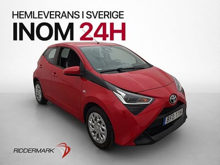Toyota Aygo 1.0 72hk X-PLAY Kamera CarPlay 0,42l/mil