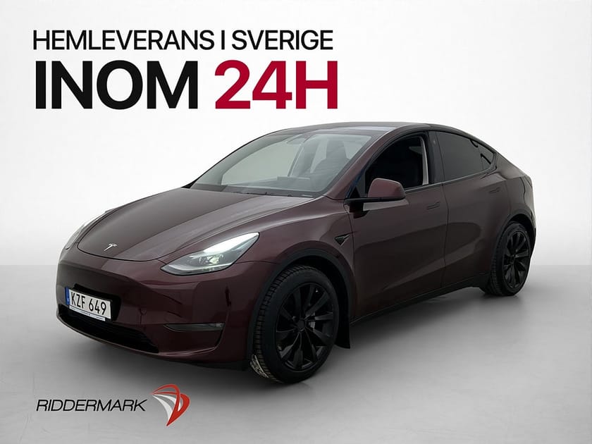 Bild 4 av Tesla Model Y Long Range AWD 514hk Drag Autopilot Pano MOMS