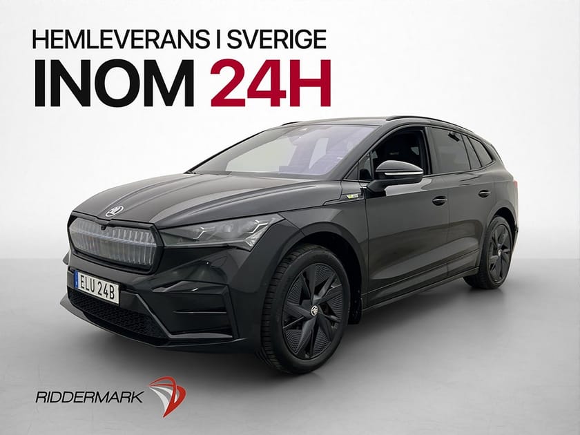 Bild 3 av Škoda Enyaq RS iV Skoda 299hk Drag 360° HUD Canton Crystal Face MOMS