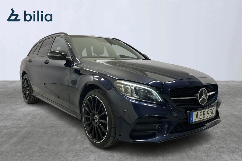 Bild 2 av Mercedes-Benz C 220 T d 4MATIC AMG Night Edition / Drag / D-värm