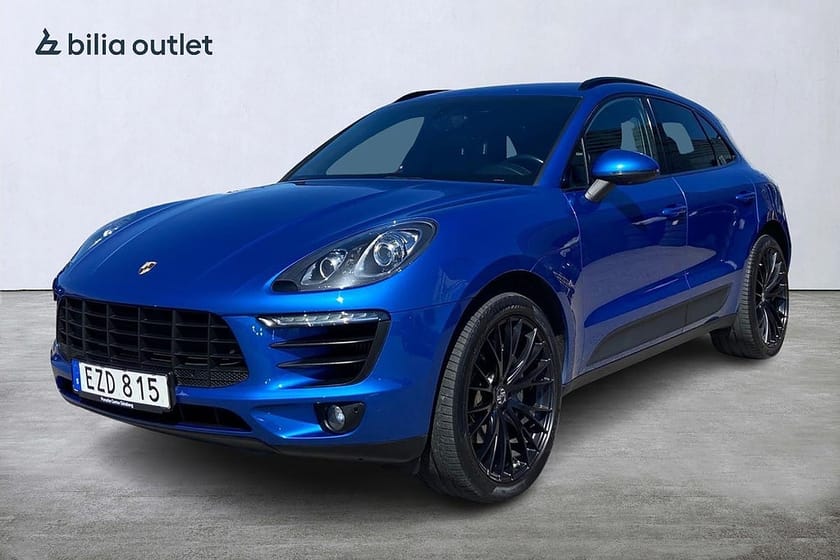 Bild 1 av Porsche Macan S PDK 340hk / Backkamera Navigation Dragkrok Värmare