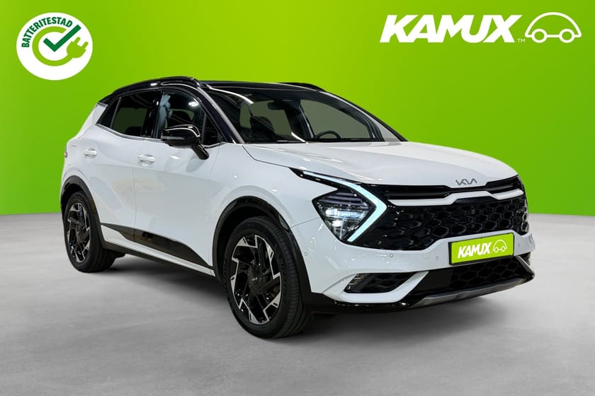 Bild 1 av Kia Sportage PHEV Plug-in GT-Line 265 HK Pano 360-kam H/K Skinn MATRIX Defavärmare