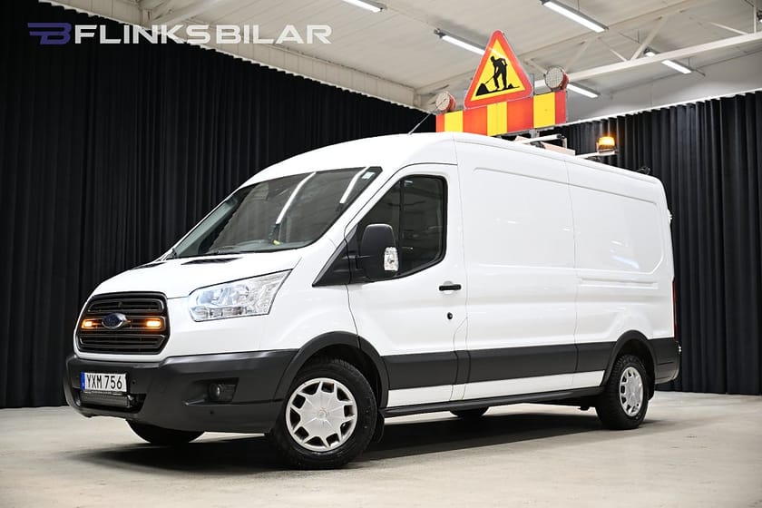 Bild 1 av Ford Transit 350 2.0 170HK Automat|Inredd|Uppvärmt-skåp|Moms|SeUtr!!