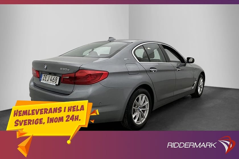 Bild 5 av BMW 530e iPerformance Sedan 252hk Kamera Navi Rattvärme Ambient