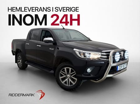 Toyota Hilux Dubbelhytt Premium 2.4 AWD M/K-Värm Dragkrok Diff B-Kamera
