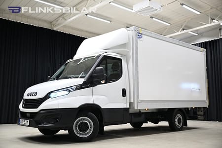 Iveco Daily 35-160 Chassi Cab 156HK Automat|Volymskåp|BGLyft|Sidodörr|Lågmil|LED|Moms