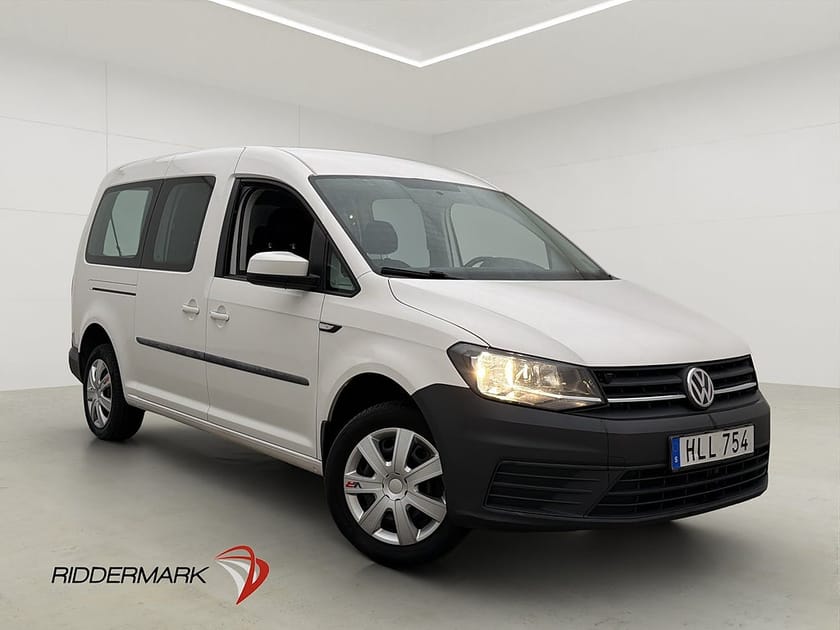 Bild 1 av Volkswagen Caddy Maxi Life 7-Seater M/K-Värm Drag 5-Sits Farthållare