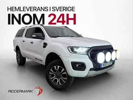 Ford Ranger Dubbelhytt Wildtrak 213hk 4x4 Ny-Kamrem Värm Drag Kåpa Moms