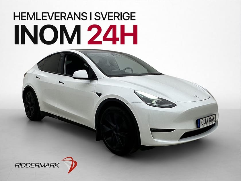 Bild 1 av Tesla Model Y Long Range AWD Dragkrok Rattvärme Svensksåld