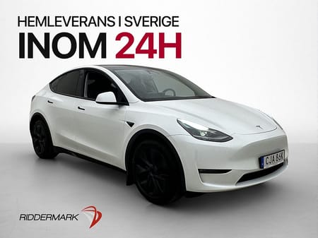 Tesla Model Y Long Range AWD Dragkrok Rattvärme Svensksåld