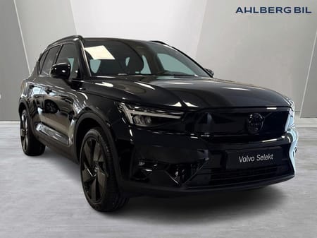 Volvo EX40 Twin Motor Performance UltraBlackSE🟤Dragkrok halvautomatisk, 360 Kamera,  Google Maps, Apple Carplay