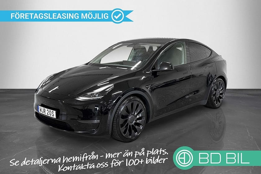 Bild 1 av Tesla Model Y Performance AWD 21" Turbinfälgar En Ägare Dragkrok Moms