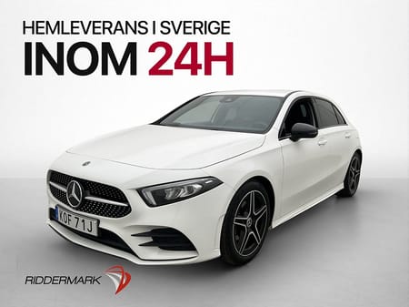 Mercedes-Benz A 180 136hk AMG Night Edition Kamera Farthåll