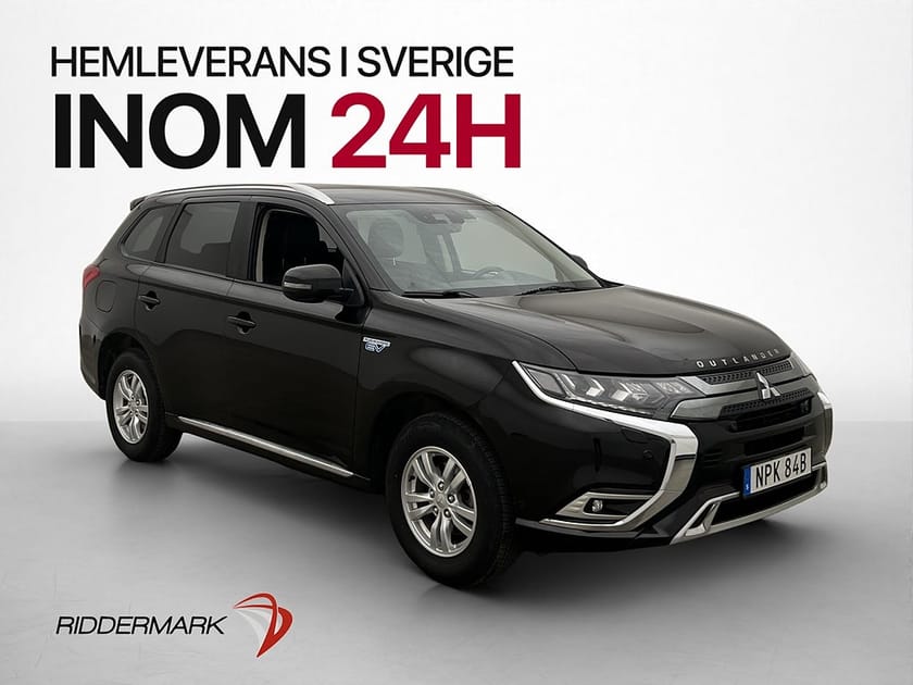 Bild 1 av Mitsubishi Outlander PHEV 224hk MOMS Comfort Drag Kamera