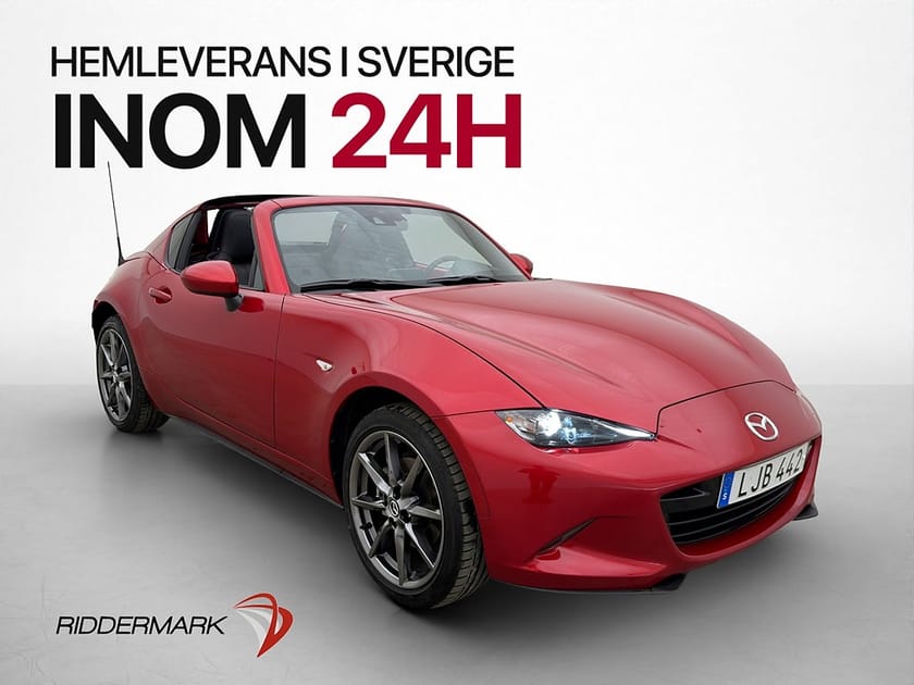 Bild 1 av Mazda MX-5 RF Cabriolet 160hk Hardtop Navi P-Sensorer Skinn