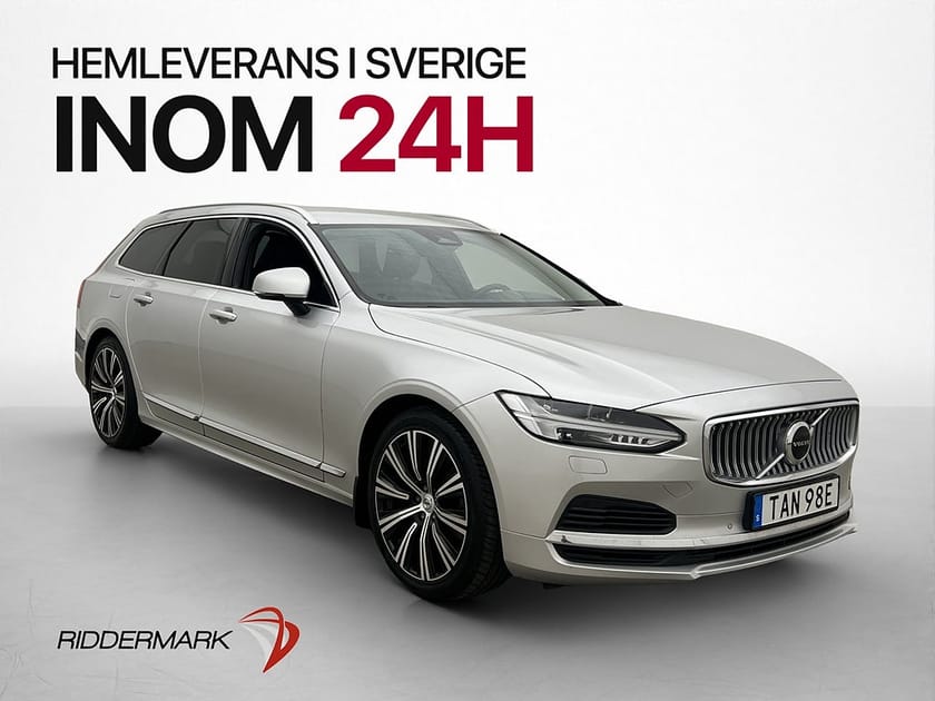 Bild 1 av Volvo V90 T6 AWD Inscription H/K Kamera Drag Keyless Skinn