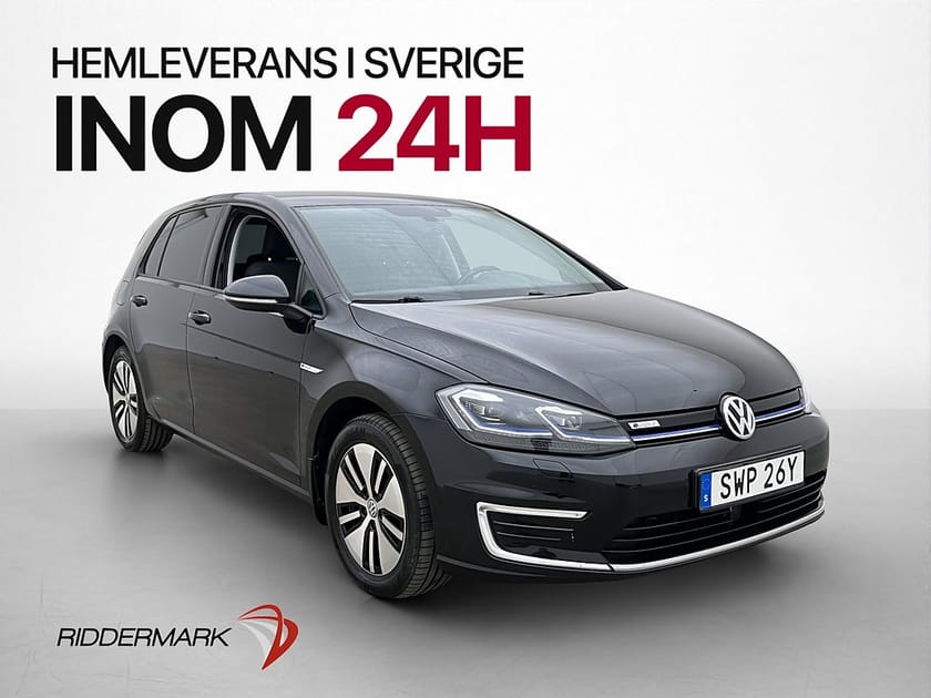 Bild 1 av Volkswagen e-Golf 136hk Cockpit MOMS Sensorer CarPlay Navi
