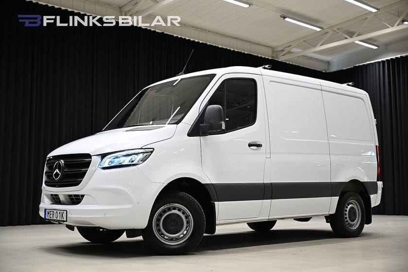 Bild 3 av Mercedes-Benz Sprinter 317 CDI RWD Panel Van 9G 170HK Automat|Inredd|Nedlackad|LED|Moms
