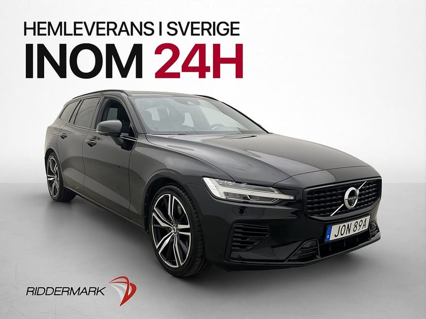Bild 1 av Volvo V60 Recharge T8 AWD R-Design Värmare Panorama H/K 360°