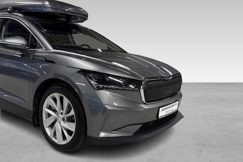 Bilde 2 av Škoda Enyaq iV 80x 1-eier, AWD, Crystal, Skinn, Hengerf., Skiboks +++