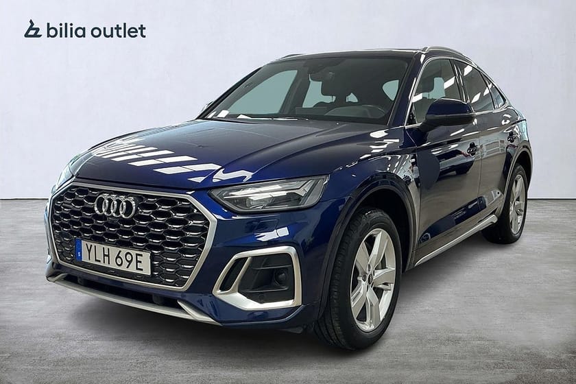 Bild 1 av Audi Q5 55 Sportback TFSI e quattro S Tronic S line B-kam Drag