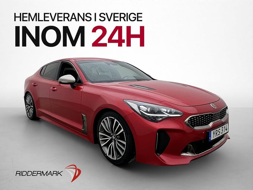 Bild 1 av Kia Stinger 2.2 CRDi AWD 200hk GT-line 360° HuD Navi Skinn