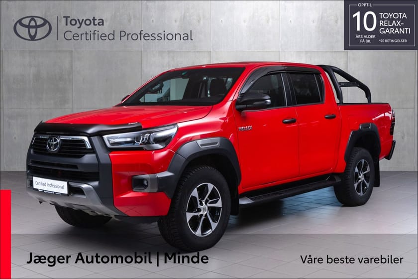Bilde 1 av Toyota Hilux Dobbelcab 2,8 204hk D-Cab 4WD SR+ Inv. X RED