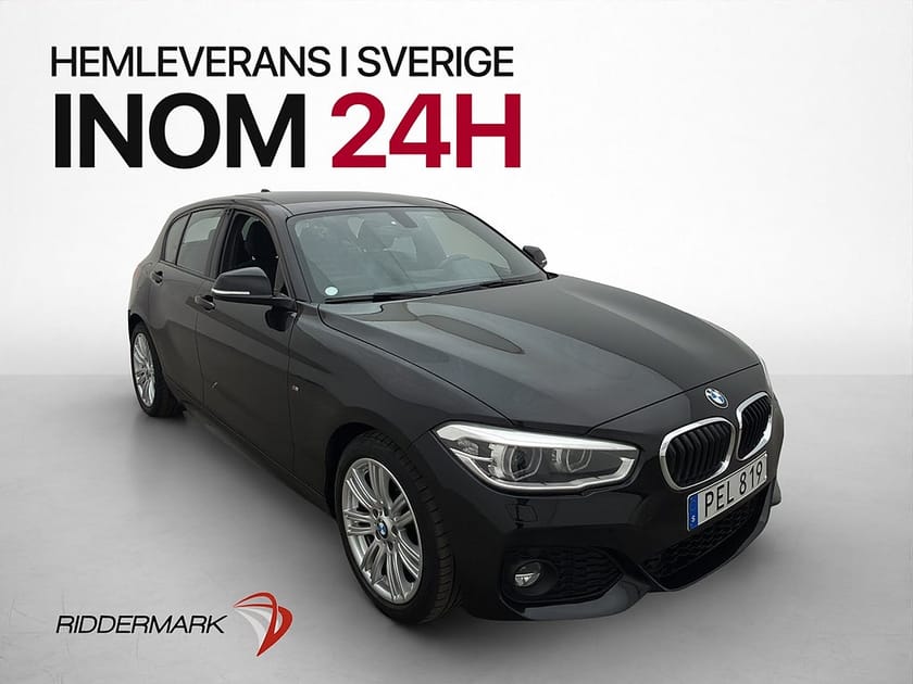 Bild 1 av BMW 118i 136hk M-Sport P-Sensorer Keyless Låg-Skatt