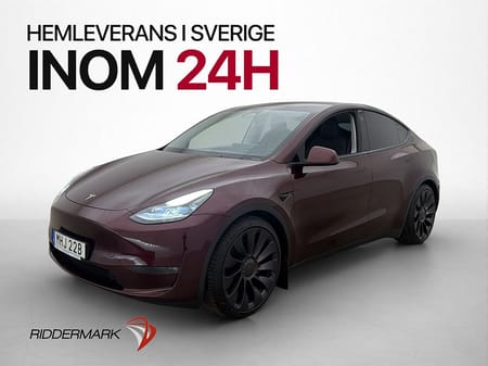 Tesla Model Y Performance Dragkrok Svensksåld MOMS