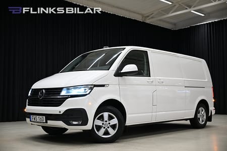 Volkswagen Transporter 4M 150HK DSG L2|Nedlackad|LED|Dubbeldörr|Dubbelgolv
