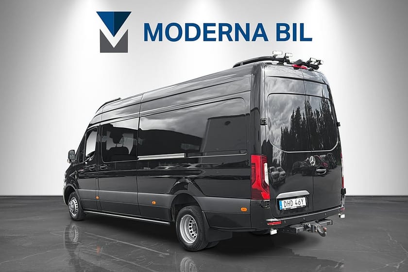 Bild 3 av Mercedes-Benz Sprinter 519 CDI Panel Van Mixto 190hk Crossbuss Moms Drag B-kort Påkostad