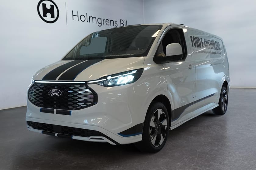 Bild 1 av Ford E-Transit Custom 340 AWD E-Custom Skåp Sport 340l Elmotor 160kw 218hk 1-Växlad El
