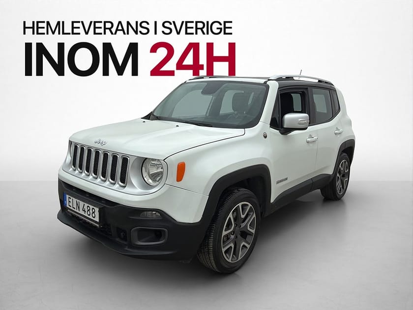 Bild 1 av Jeep Renegade 2.0 CRD 140hk 4WD Limited Drag Skinn Rattvärme