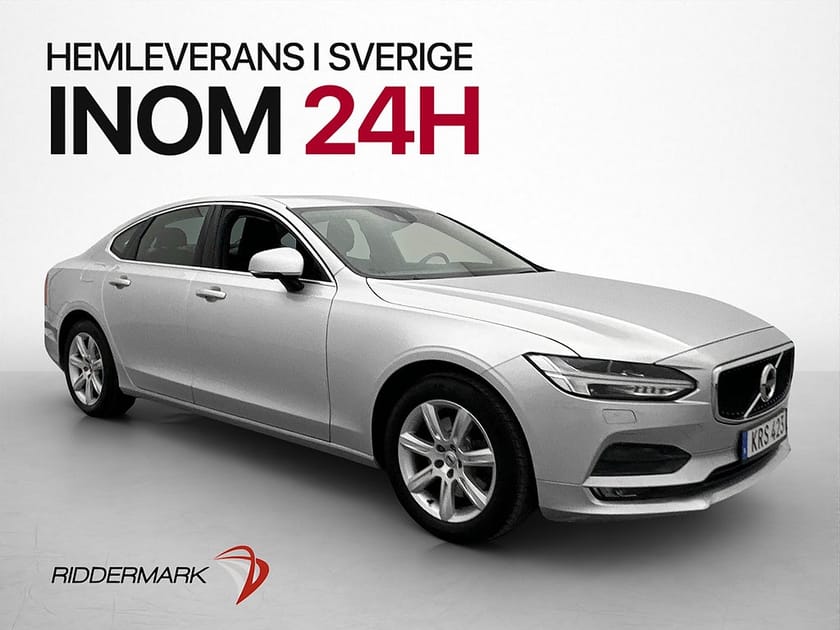 Bild 1 av Volvo S90 D4 AWD Momentum Värmare 360°Kamera Halvskinn Drag